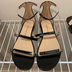 Tamarra Mellon black sandals